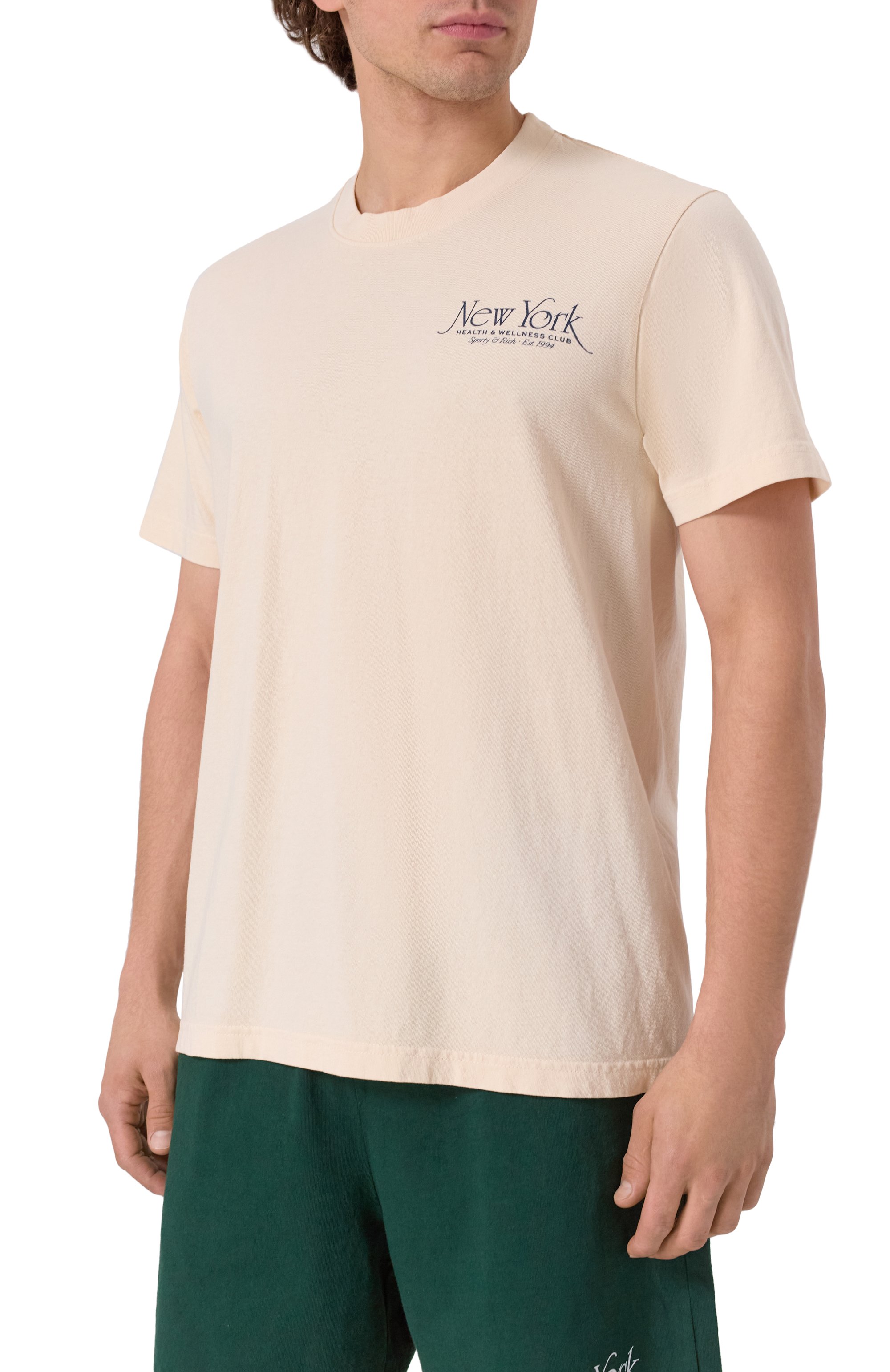 Хлопковая футболка SPORTY AND RICH, арт. T0043508034CR01, фото 3