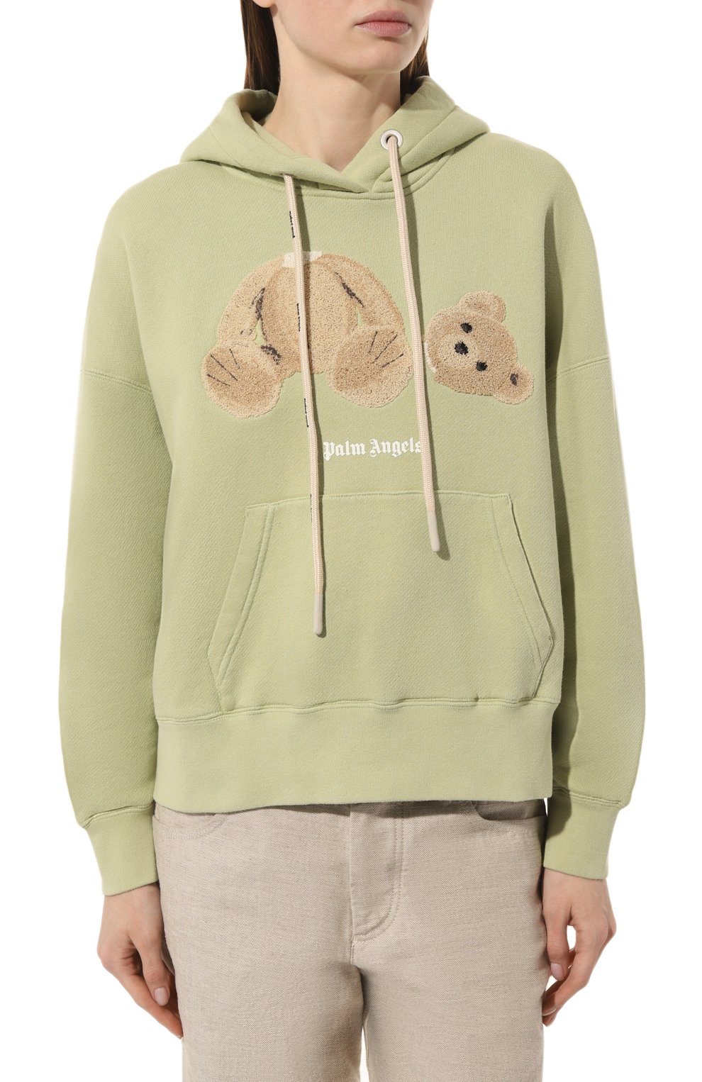Хлопковое худи PALM ANGELS, арт. PWBB023F22FLE0035160, фото 3