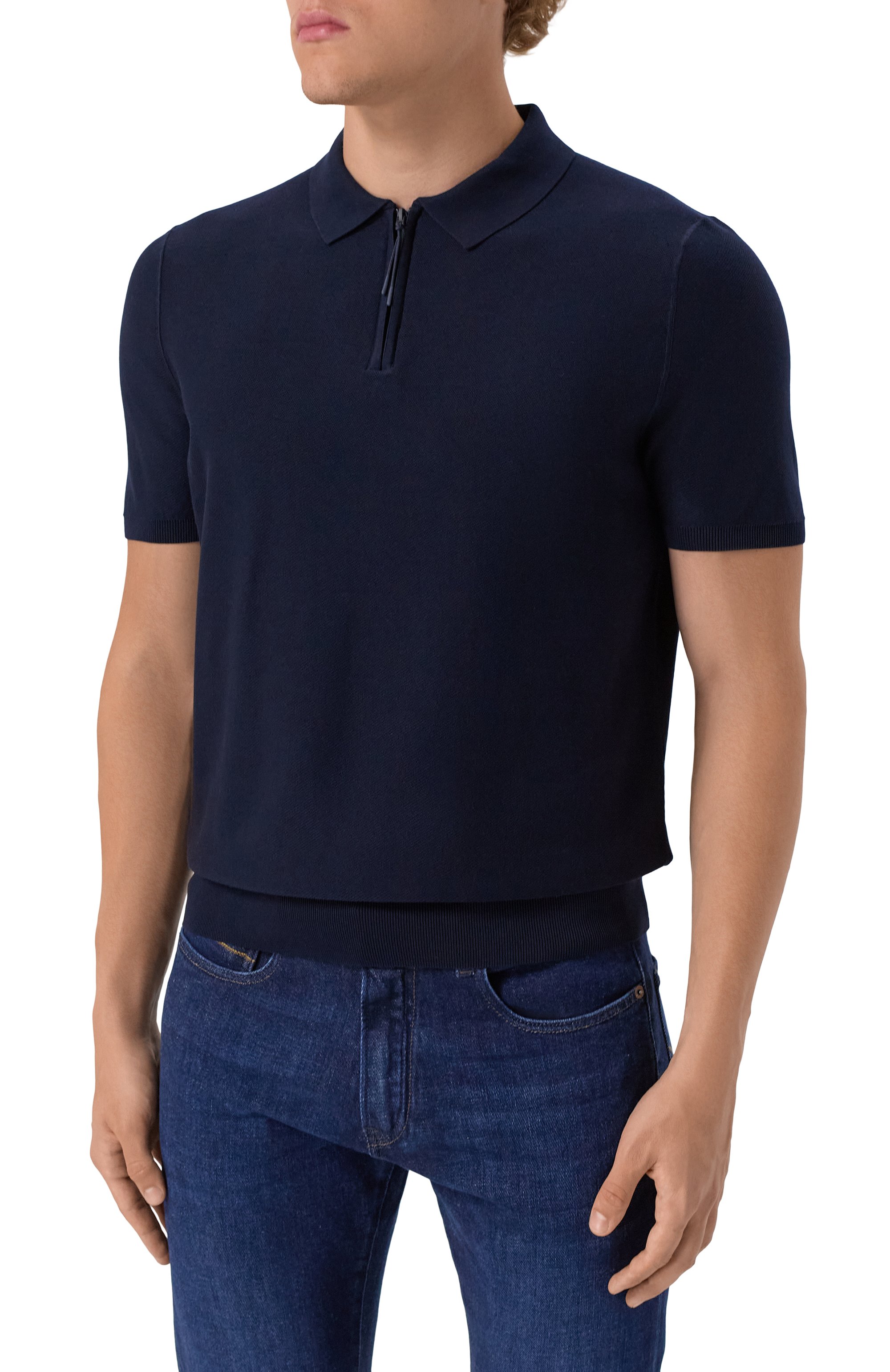 Хлопковое поло BOSS, арт. 50543149, фото 3