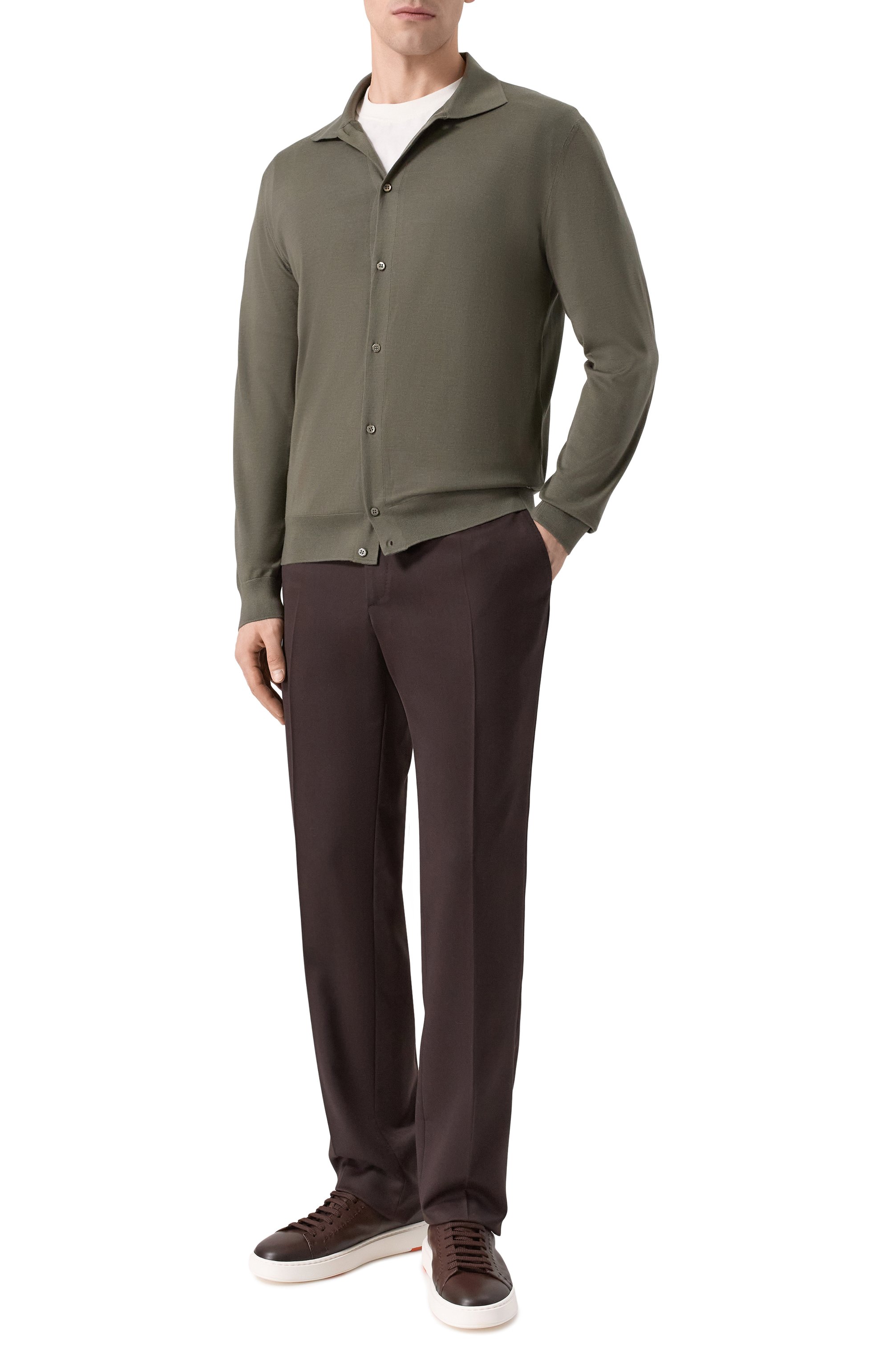 Рубашка из кашемира и шерсти STEFANO RICCI, арт. W505506PAL/W26150, фото 2