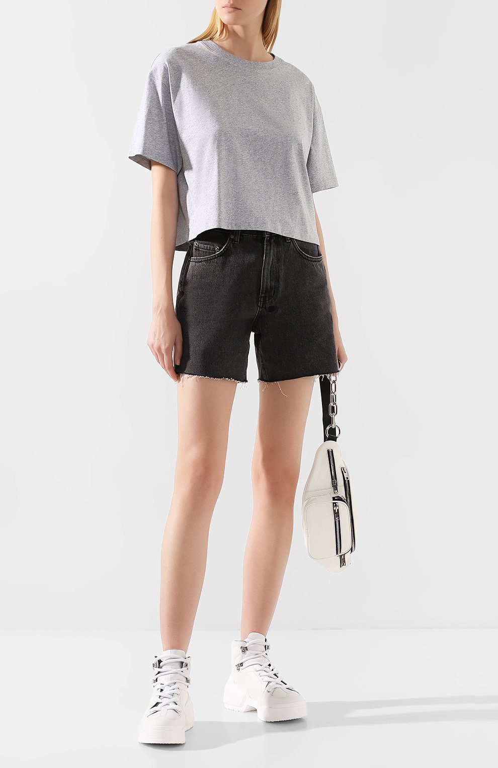 Хлопковая футболка ACNE STUDIOS, арт. AL0092, фото 2