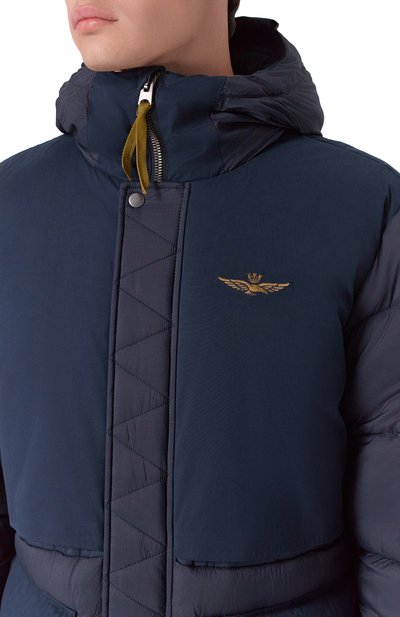 Пуховик AERONAUTICA MILITARE темно-синего цвета по цене 73300 руб., арт. AB3015UCT04211, фото 5 Пуховик AERONAUTICA MILITARE, арт. AB3015UCT04211, фото 5
