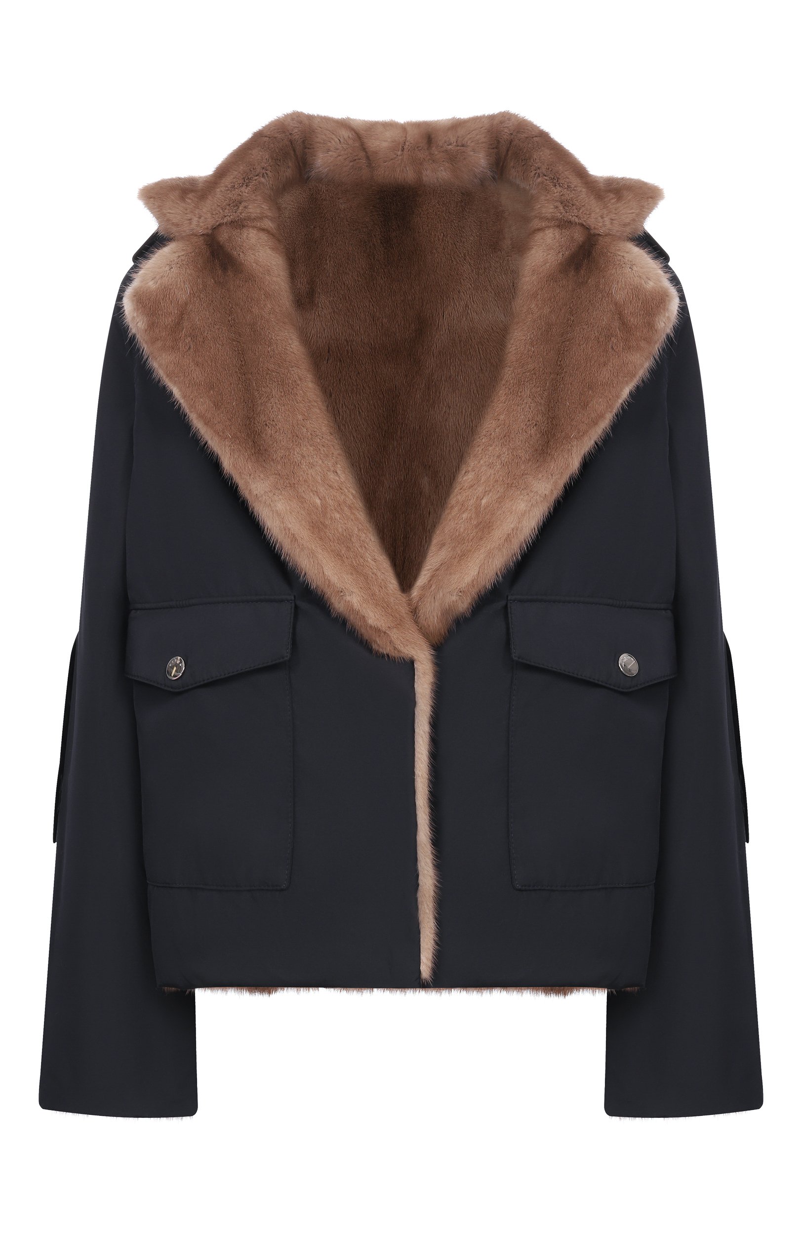 Куртка с подкладкой из норки KITON синего цвета по цене 1890000 руб., арт. D62590K0524L, фото 1 Куртка с подкладкой из норки KITON, арт. D62590K0524L, фото 1
