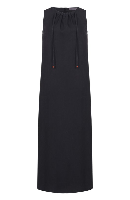 Платье изо льна и вискозы Lorena Antoniazzi P2640AB22A/3347 Чёрный P2640AB22A/3347