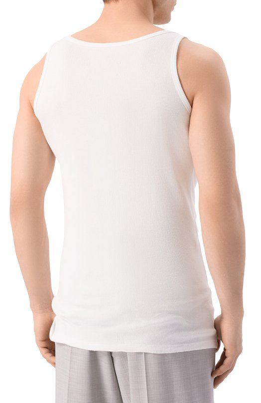 Хлопковая майка Maison Margiela S67NL0031/M20202 Белый  S67NL0031/M20202 Фото 4