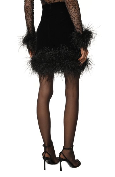 Юбка с отделкой перьями ALINE, арт. AL141201, фото 4