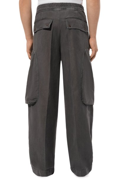 Шерстяные брюки-карго DRIES VAN NOTEN, арт. 242-020930-9302, фото 4