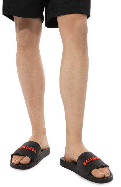 Шлепанцы pool BALENCIAGA, арт. 565826/W1S80/1064, фото 3