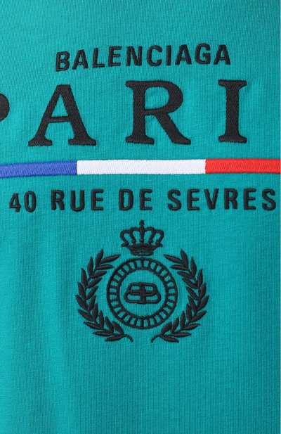 Хлопковая футболка BALENCIAGA, арт. 594579/TGV48, фото 5