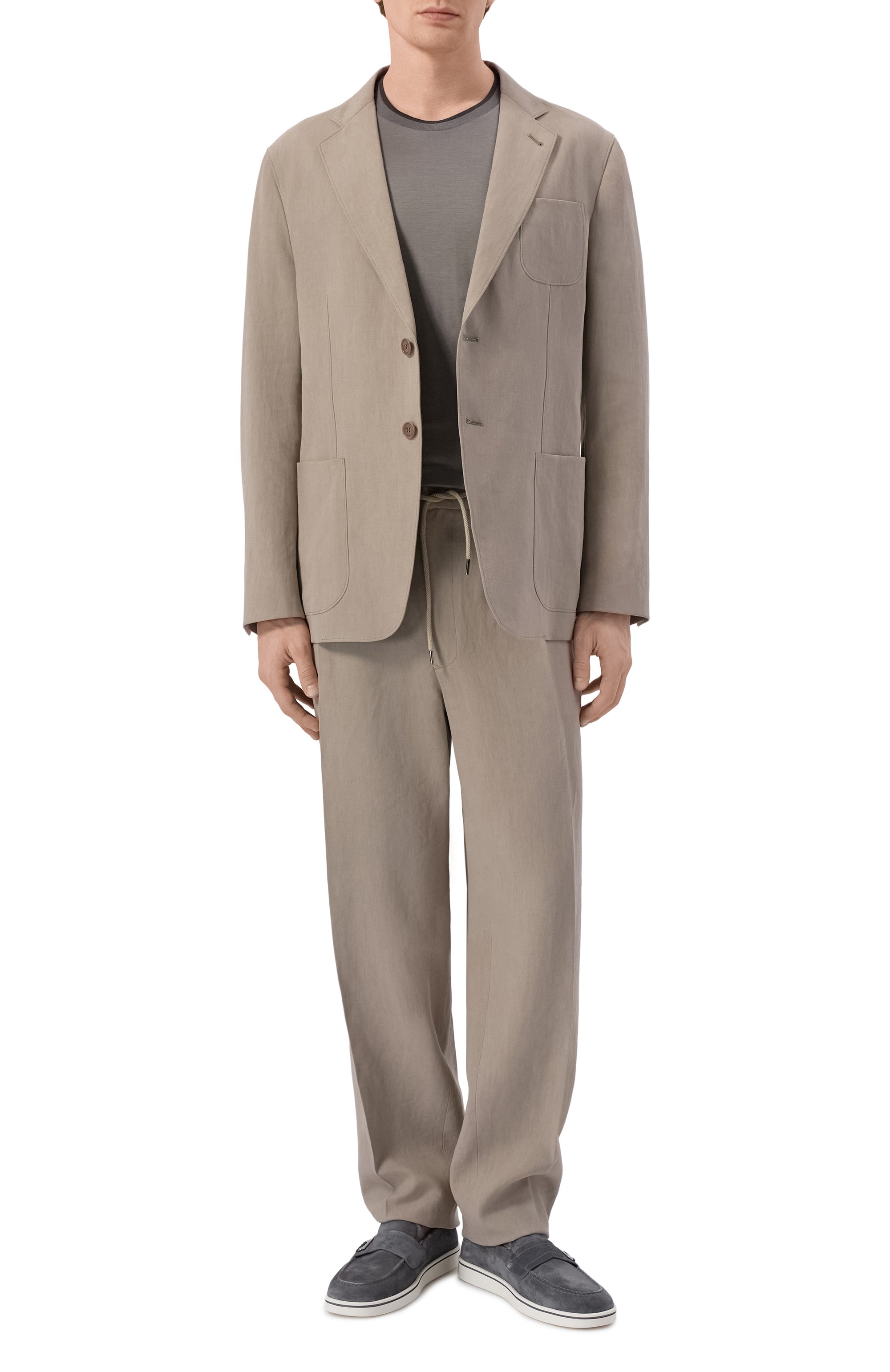 Льняные брюки GIORGIO ARMANI, арт. GM001625/TE10954, фото 2