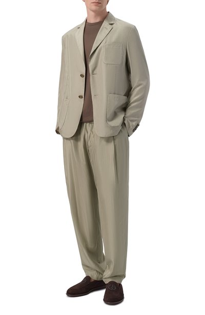Шелковые брюки GIORGIO ARMANI, арт. GM004367/TE23076, фото 2