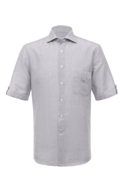 Мужская рубашка из хлопка и льна STEFANO RICCI, арт. MC006730/R2560