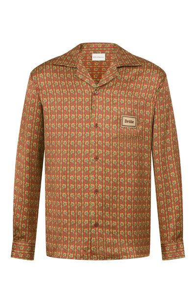 Мужская рубашка из вискозы DROLE DE MONSIEUR, арт. J-SH233-VI027-RD