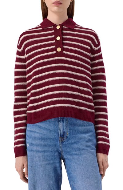 Поло из шерсти и кашемира ALLUDE, арт. 255/17022, фото 3