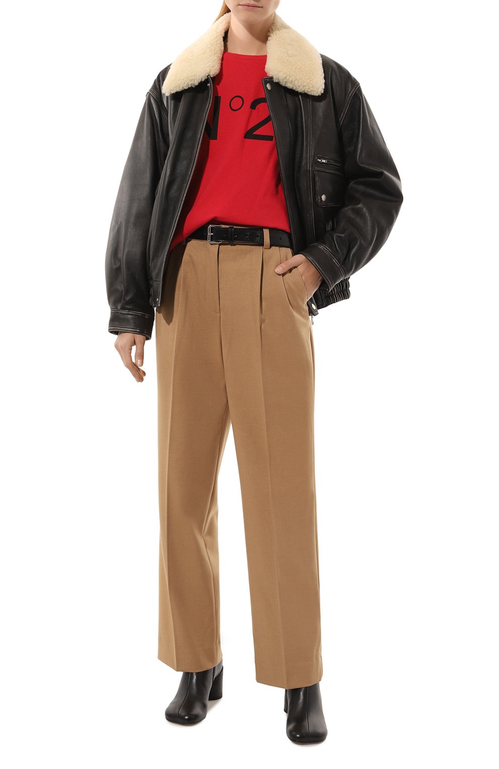 Брюки DUNST бежевого цвета по цене 12600 руб., арт. UDPA4D224CM, фото 2 Брюки DUNST, арт. UDPA4D224CM, фото 2