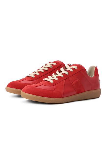 Мужские кожаные кеды replica MAISON MARGIELA, арт. S57WS0236/P1895