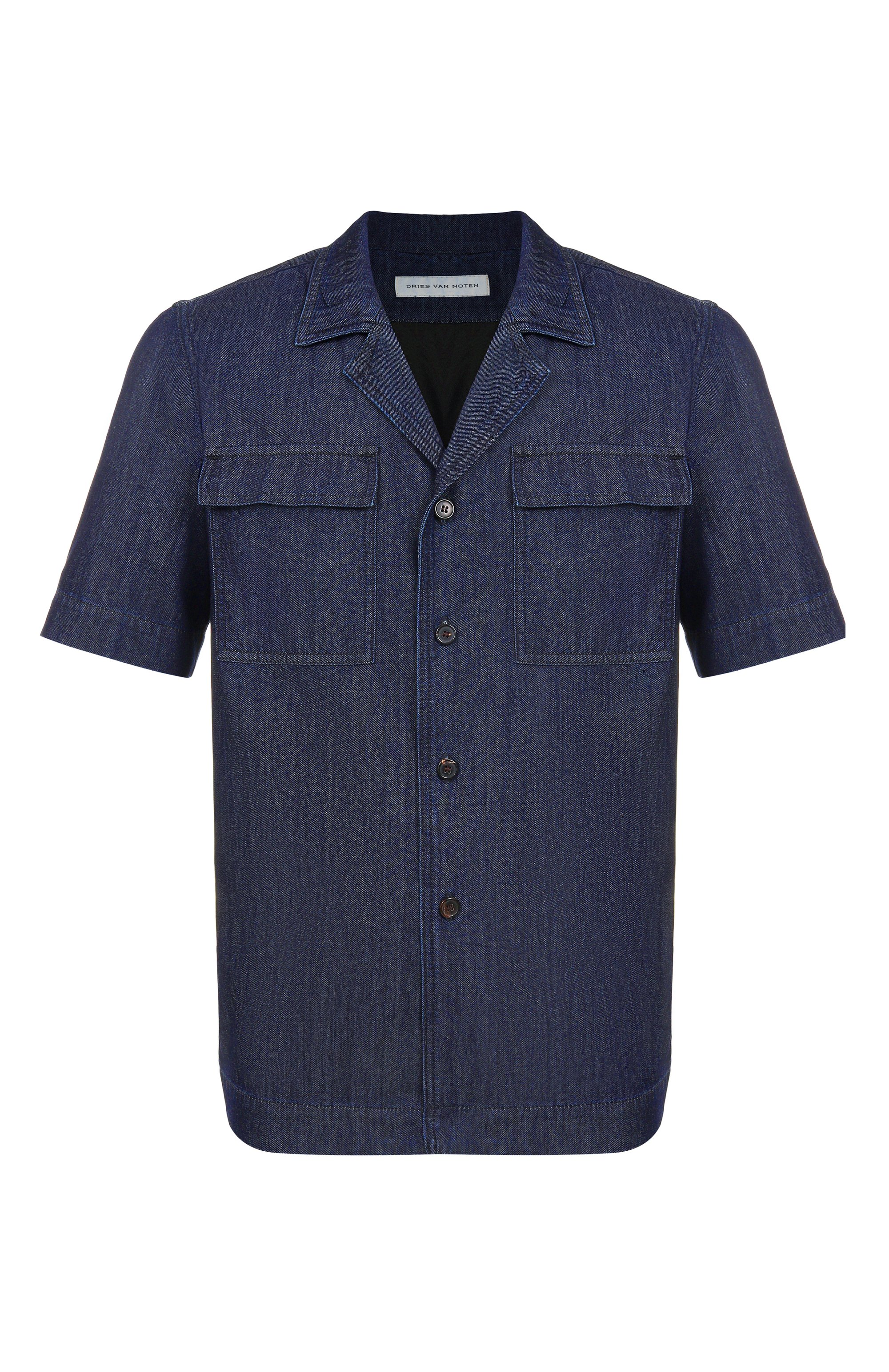 Комбинированная рубашка DRIES VAN NOTEN, арт. 251-020727-1553, фото 1