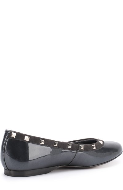 Лаковые балетки с заклепками DAVID CHARLES, арт. 8809, фото 3