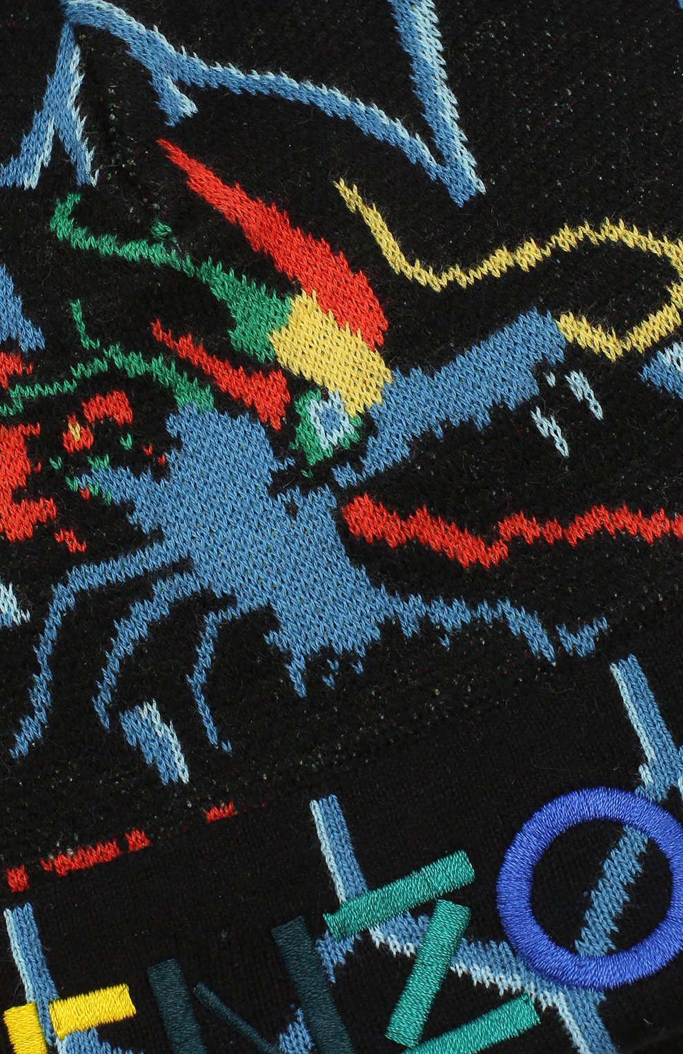 Хлопковая шапка KENZO разноцветного цвета по цене 6000 руб., арт. KP90538, фото 3 Хлопковая шапка KENZO, арт. KP90538, фото 3