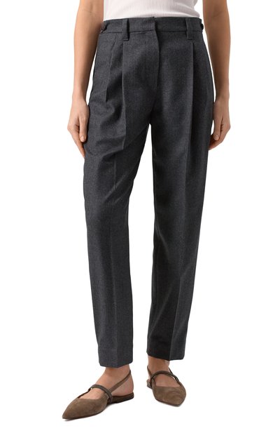 Шерстяные брюки BRUNELLO CUCINELLI, арт. ME226P8764, фото 3
