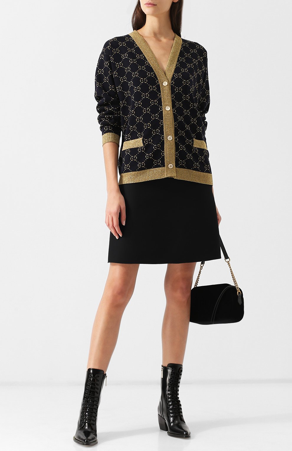 Хлопковый кардиган GUCCI, арт. 529193/X9W83, фото 2