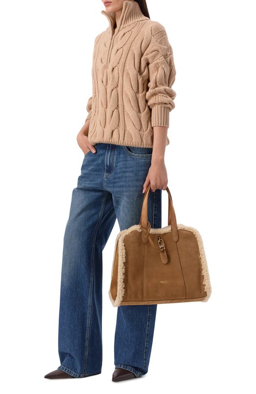 Сумка-тоут Giorgio Armani GW001709/AF20679 Коричневый  GW001709/AF20679 Фото 7