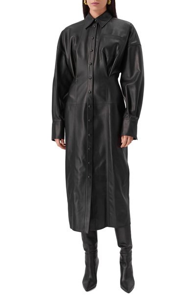 Кожаное платье THE ATTICO, арт. 250WCW00187/LBT129AA, фото 3