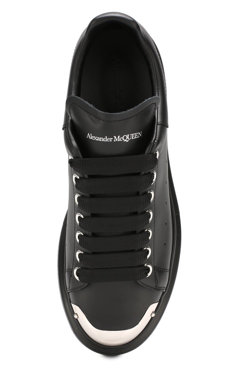 Кожаные кеды ALEXANDER MCQUEEN, арт. 571029/WHQYW, фото 1