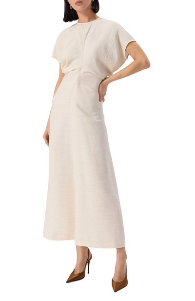 Платье из вискозы TOTEME, арт. 243-WRD1103-FB0199, фото 2