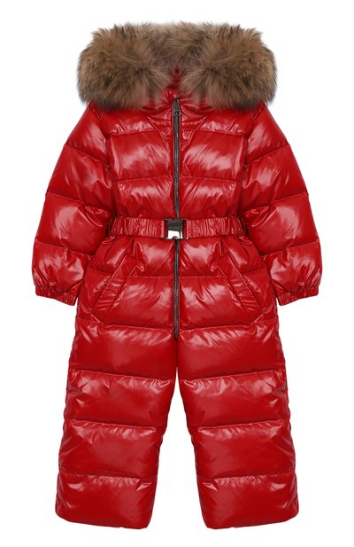 Пуховый комбинезон с отделкой из песца CHEPE, арт. 251197