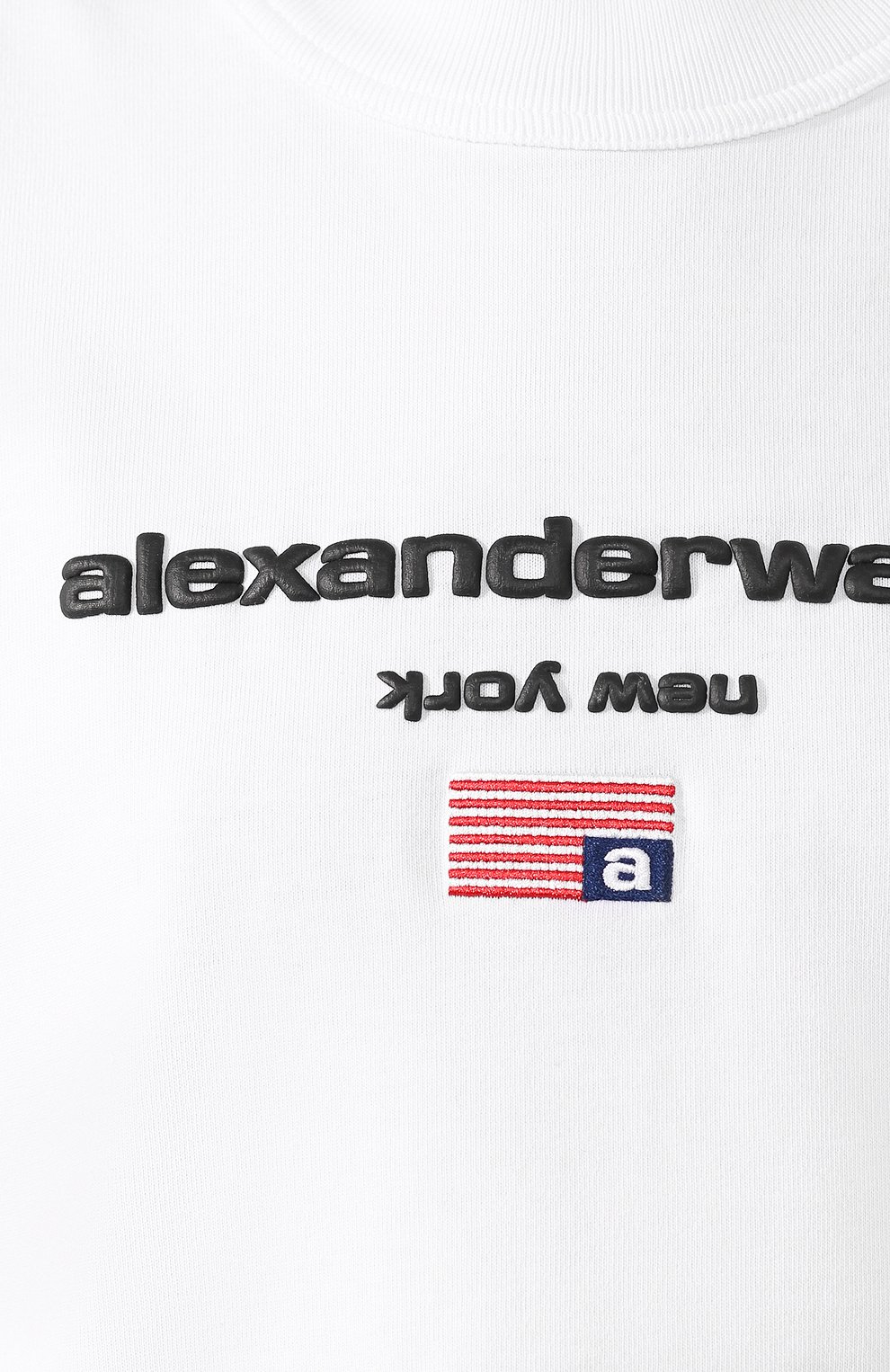 Хлопковая футболка ALEXANDER WANG, арт. 1CC1201344, фото 5
