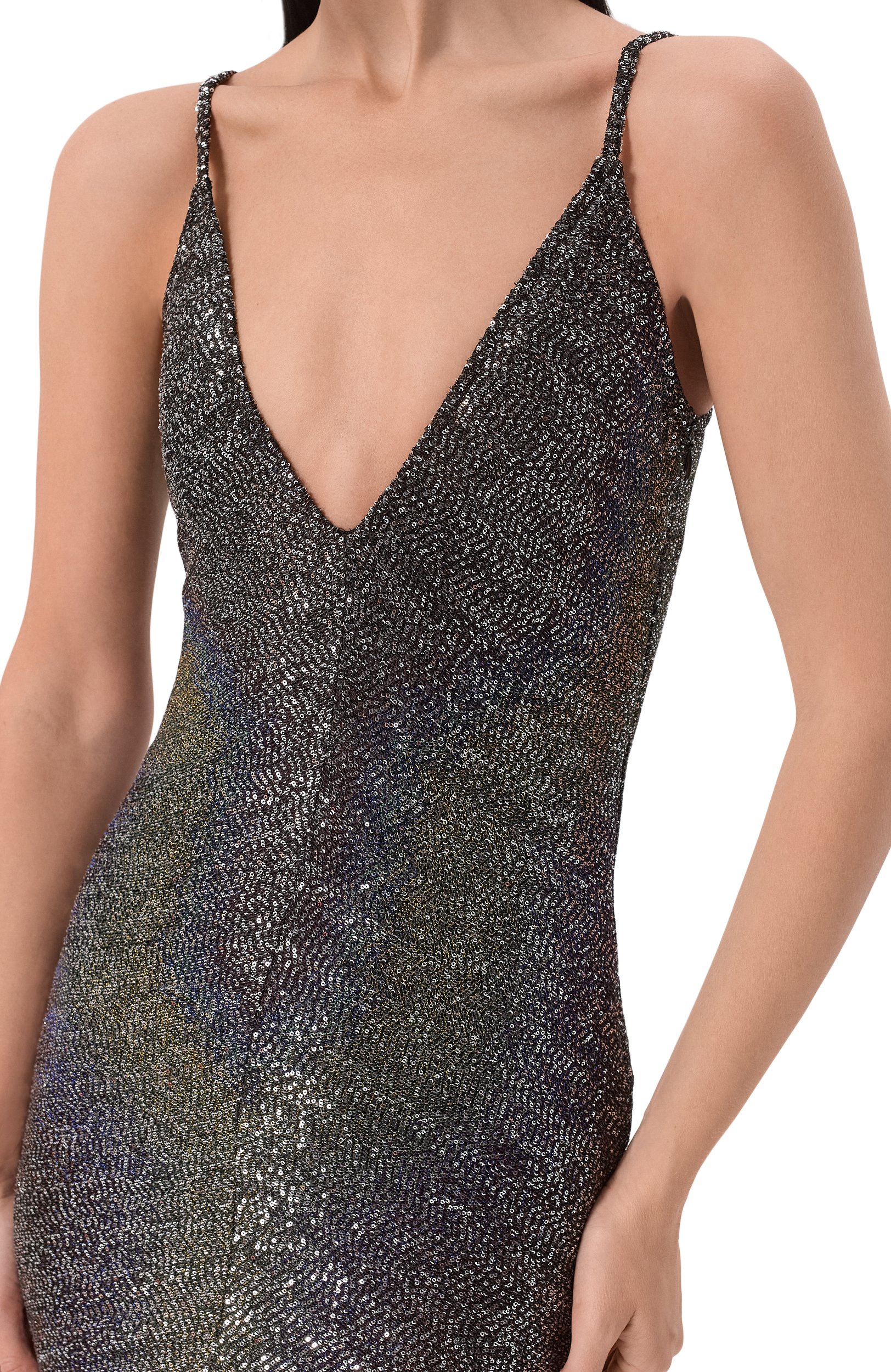 Платье с отделкой пайетками MISSONI, арт. DS26WG0T/BC006G, фото 4