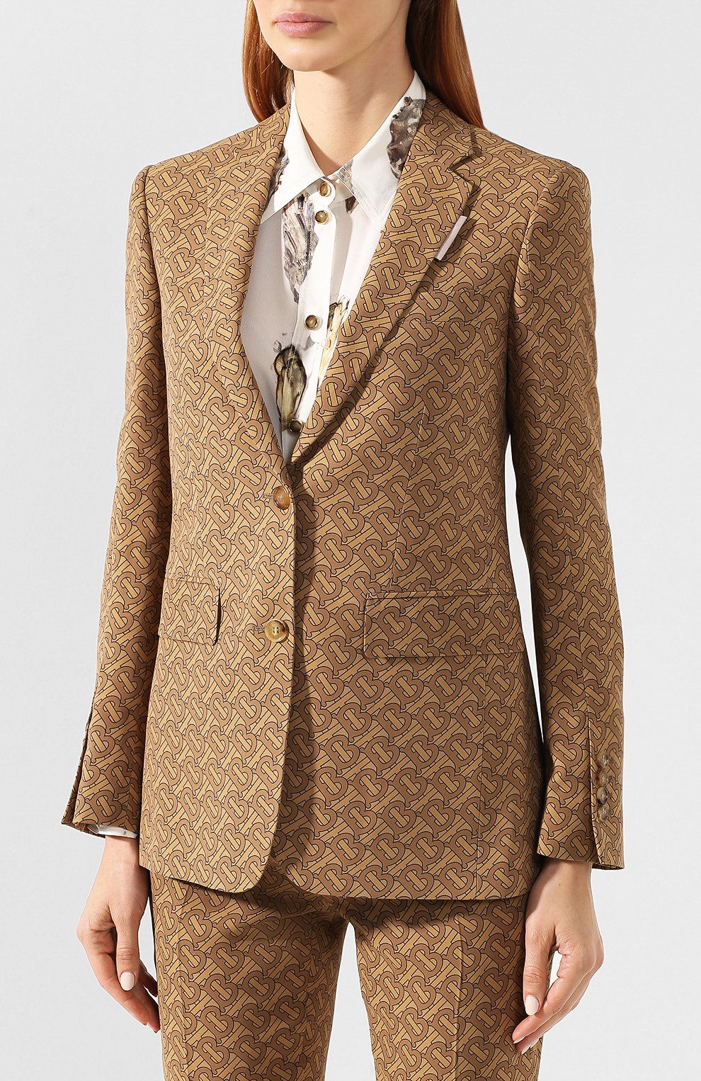 Шелковый жакет BURBERRY, арт. 8017231, фото 3