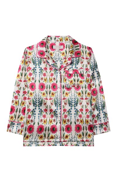 Шелковая пижама LITTLE YOLKE, арт. AW21-12S-WIF-IV, фото 2