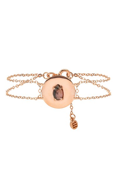 Браслет с родонитом: близнецы MOONKA, арт. in-br-rdn, фото 1