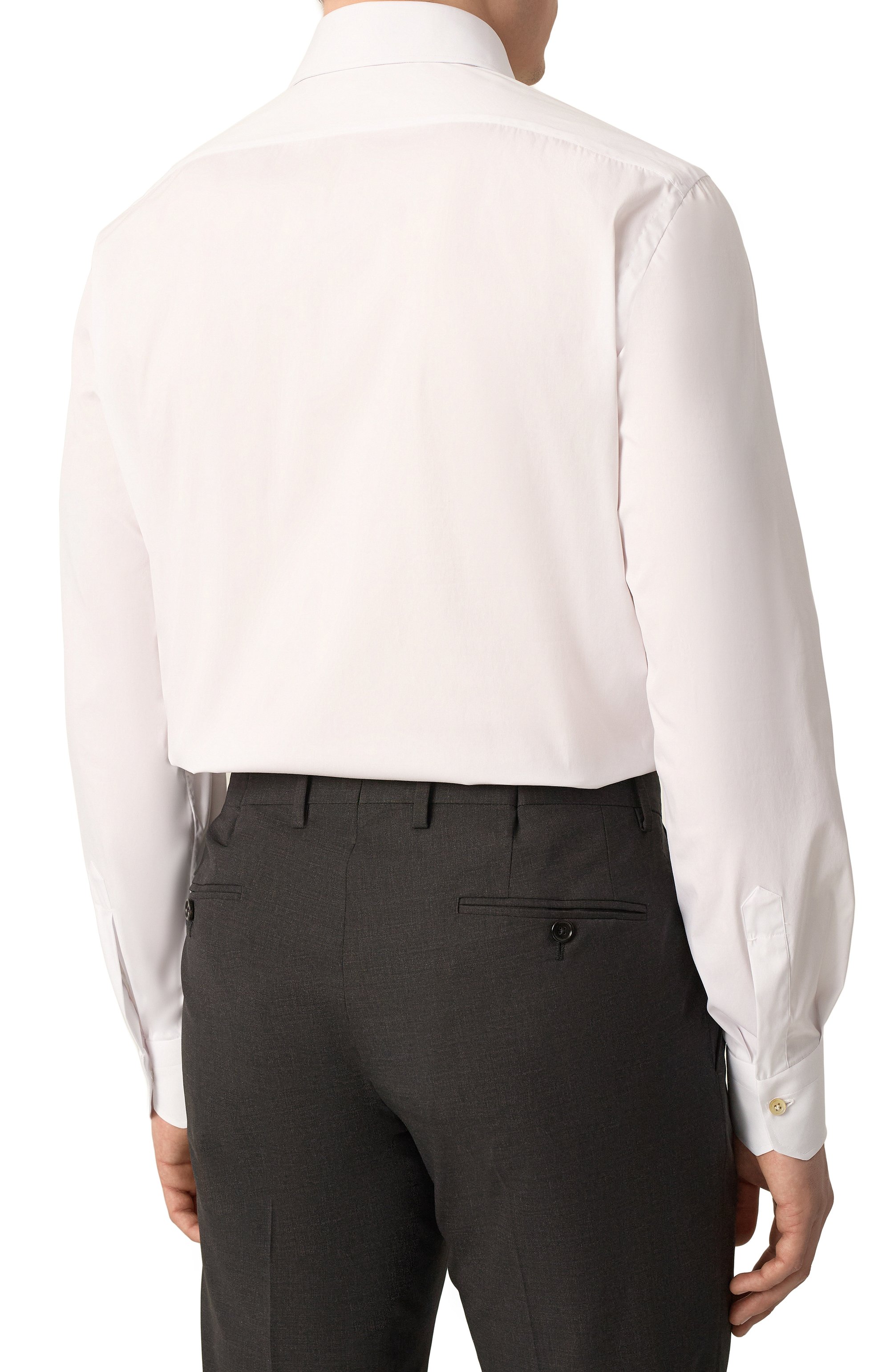 Хлопковая сорочка KITON, арт. UCIH0920901, фото 4