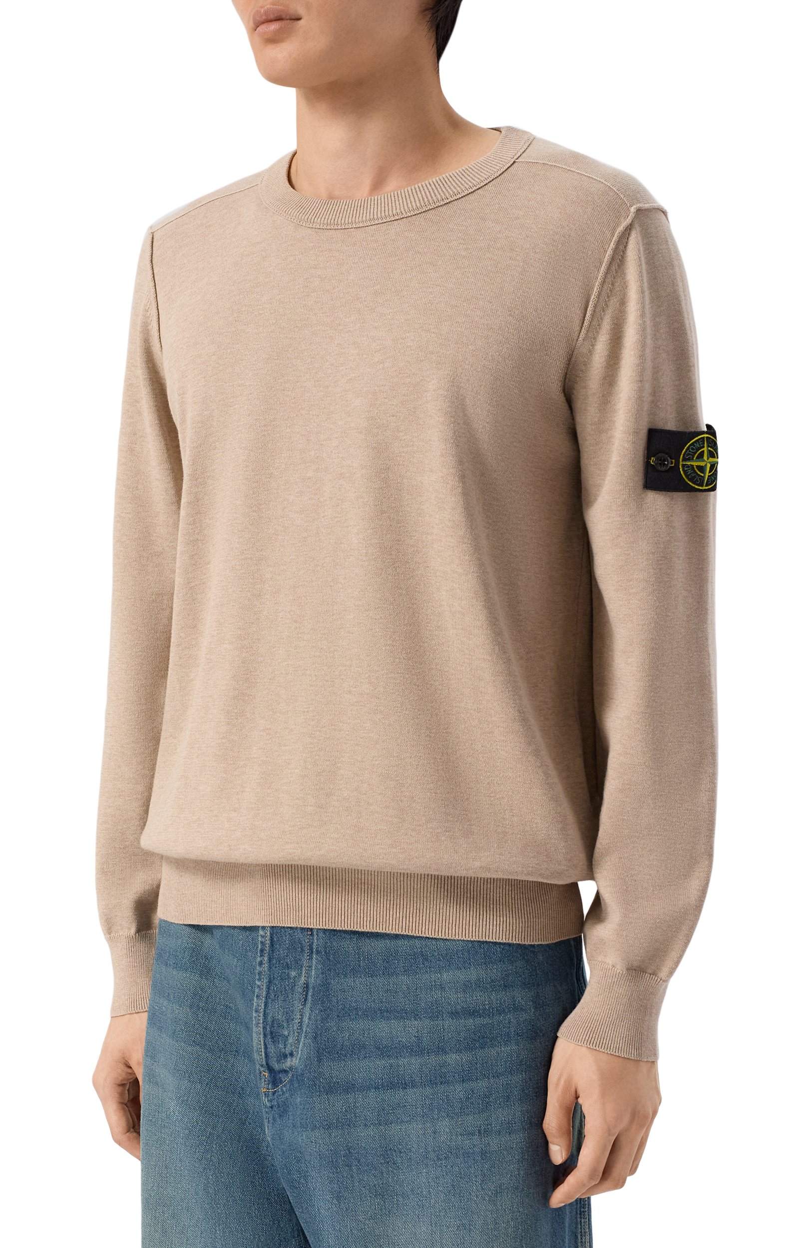 Хлопковый джемпер STONE ISLAND, арт. L1S155100053/S00B2, фото 3