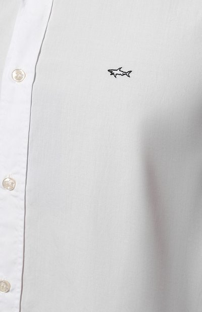 Хлопковая рубашка PAUL&SHARK, арт. C0P3031/C00, фото 5