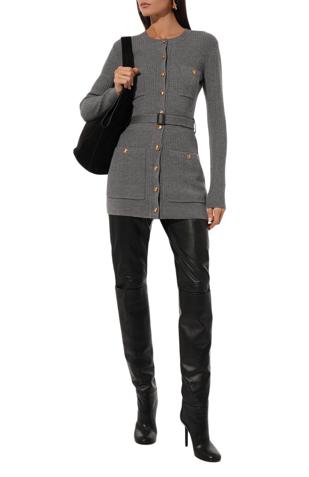 Платье из шерсти и вискозы CHLOÉ, арт. CHC24WMC07670, фото 2