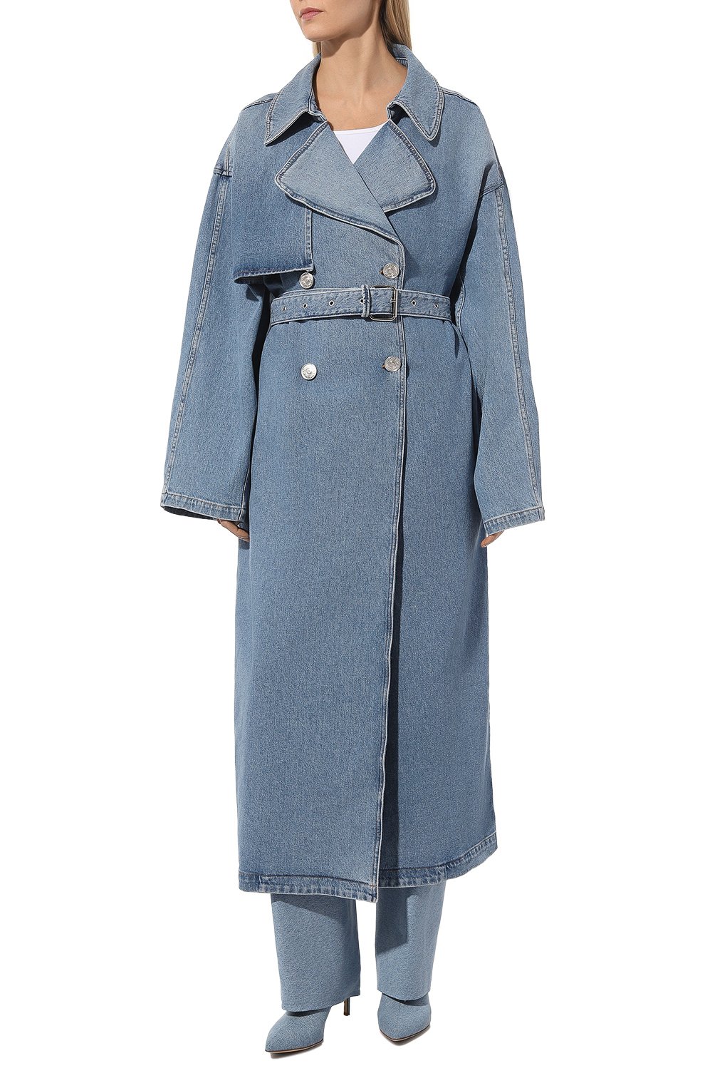 Джинсовый тренч 7 FOR ALL MANKIND, арт. JSCNC100UN, фото 3