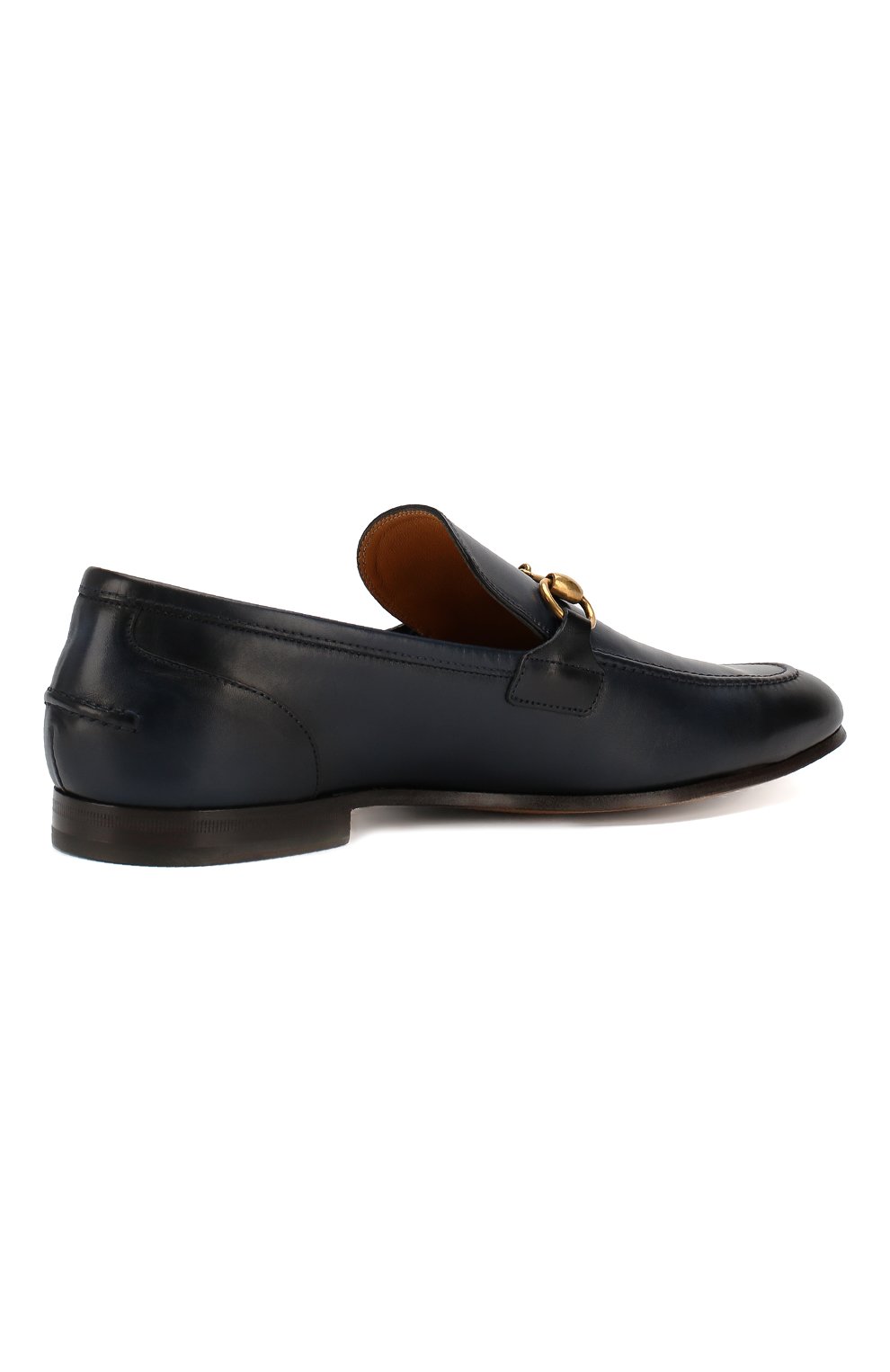 Кожаные лоферы gucci jordaan GUCCI, арт. 406994/BLM00, фото 4