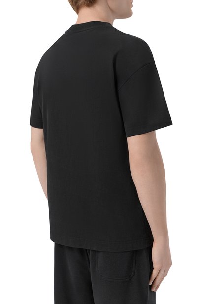 Хлопковая футболка PALM ANGELS, арт. PMAA109S26JER008, фото 4