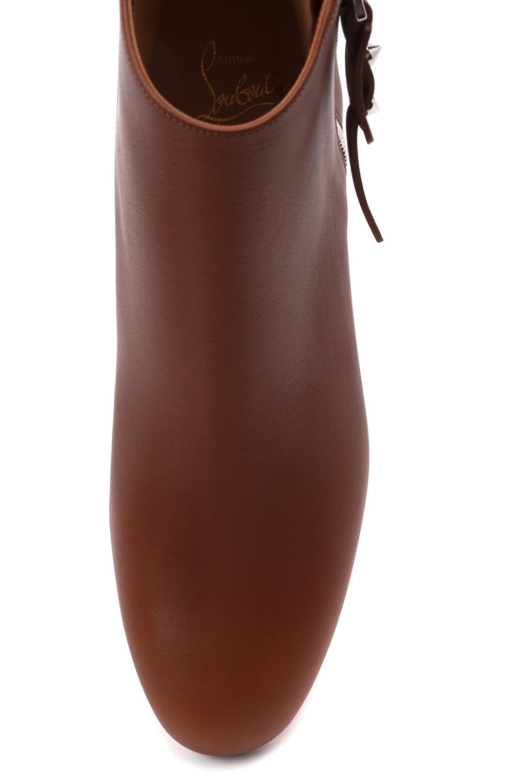 Кожаные ботильоны ziptotal 55 CHRISTIAN LOUBOUTIN, арт. 3210271/ZIPT0TAL 55, фото 5