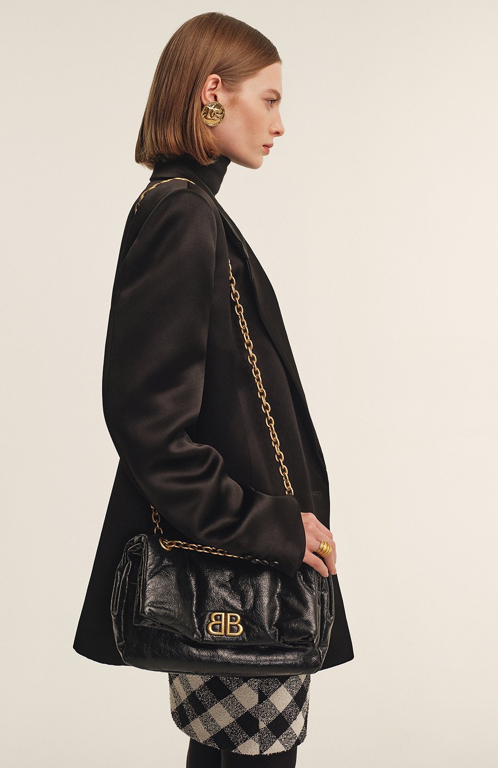 Женская черная сумка monaco small BALENCIAGA купить в интернет