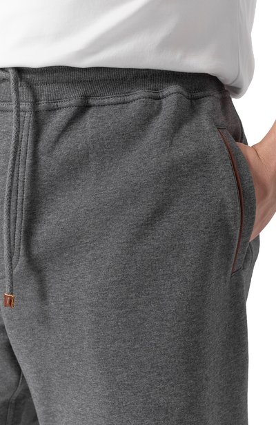 Хлопковые шорты BRUNELLO CUCINELLI, арт. MW8633318G, фото 5