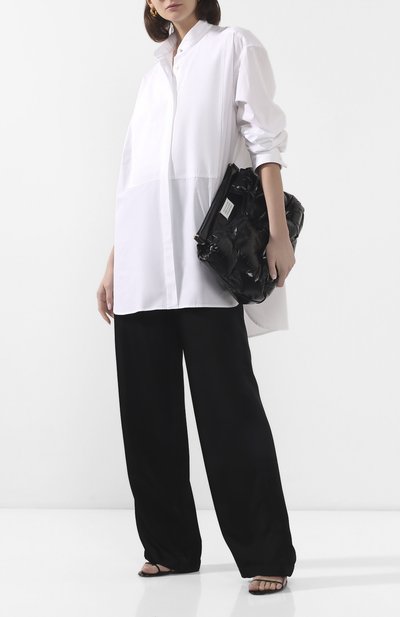 Хлопковая рубашка ANN DEMEULEMEESTER, арт. 2001-2010-125-001, фото 2