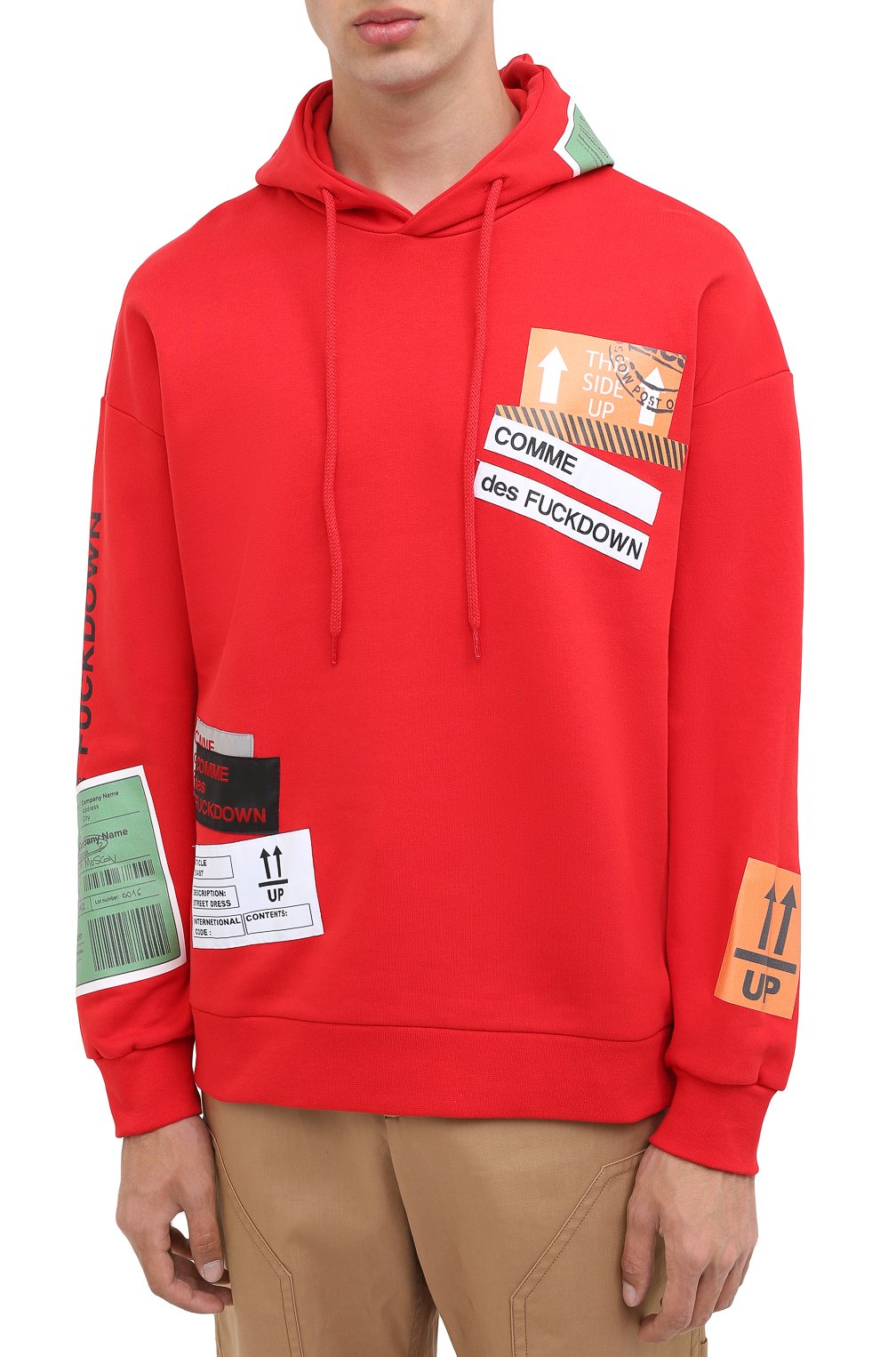 Хлопковое худи COMME DES FUCKDOWN, арт. CDFU992, фото 3