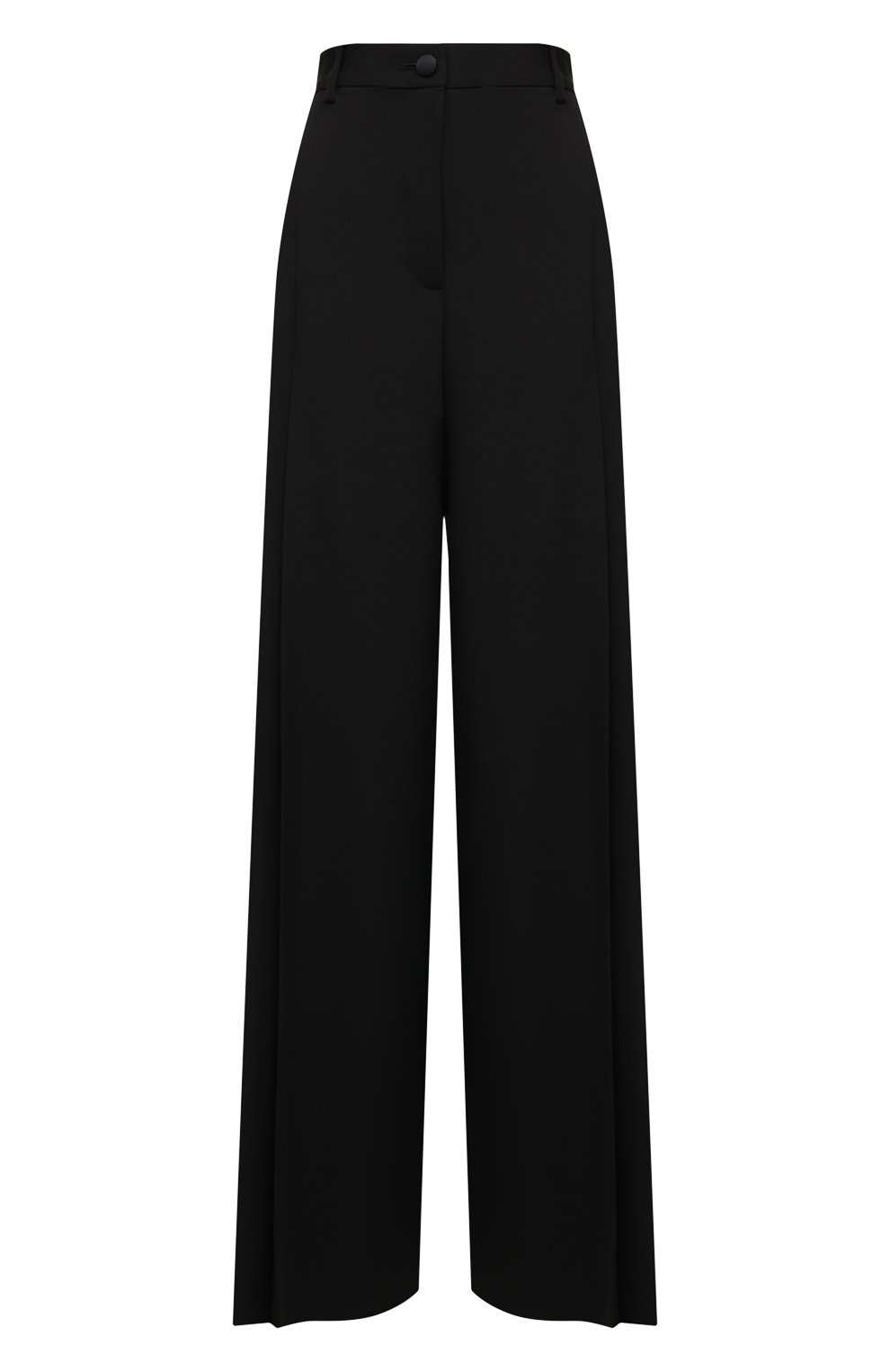 Шерстяные брюки DOLCE & GABBANA черного цвета по цене 124500 руб., арт. FTBYPT/FUBAJ, фото 1 Шерстяные брюки DOLCE & GABBANA, арт. FTBYPT/FUBAJ, фото 1