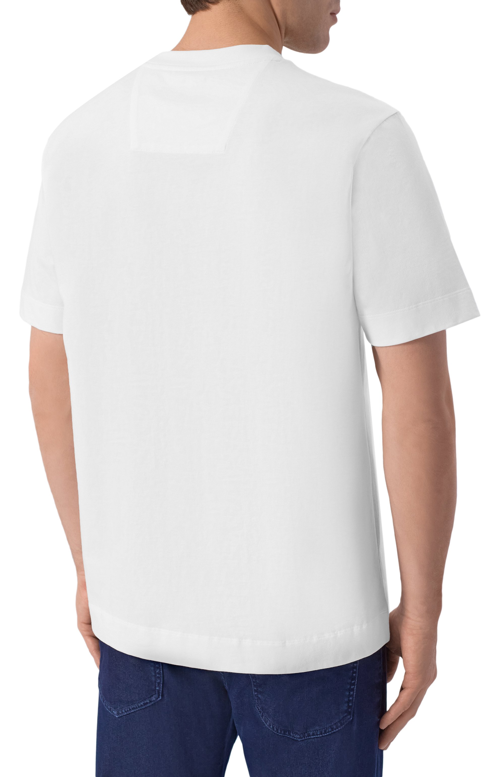 Хлопковая футболка BOSS, арт. 50560328, фото 4