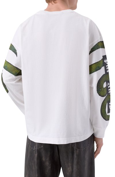 Хлопковый лонгслив PALM ANGELS, арт. PMAB058F25JER002, фото 4